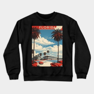 Florida United States of America Tourism Vintage Poster Crewneck Sweatshirt